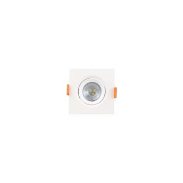 Imagem de Mini Spot Led Embutir Quadrado Fênix 5w 3000k Mr16 Bivolt Kian