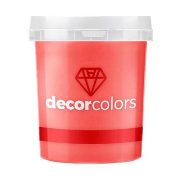 Imagem de Cimento Queimado Diamantado 1,6 kg - Decor Colors - 000003, Vermelho P