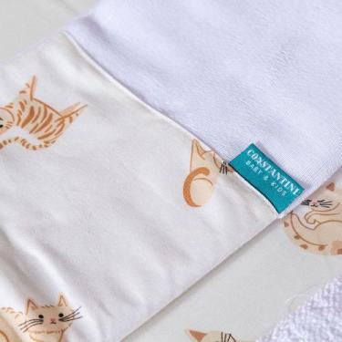 Imagem de Conjunto 3 Paninhos Fraldinha de Boca Bebê Minha Gatinha - Home Fernan