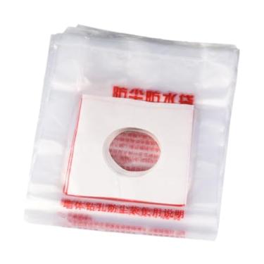 Imagem de IEUDNS Sacos coletores de pó para furadeiras, 50/100/200 peças, à prova de poeira, espessados, com boa vedação, diâmetro do furo de 65 mm para cabeça de, 200 Peças