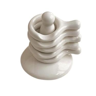 Imagem de Fenteer 5 peças REST PASTICK REST CHAPETICKS RACK RACK CHAPOTICKS STAND STAND para CAFE, Branco