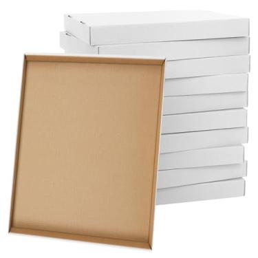 Imagem de Gilprop Pacote com 20 tampas de caixa de arquivo, serve para caixa de 38 x 30 x 25 cm, caixa de papelão ou caixa de arquivo legal, tampas de caixa de armazenamento de documentos para guardar e guardar