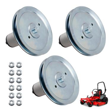 Imagem de ATRACYPART Conjunto de eixo de deck de cortador de grama para máquinas de cortar grama Ariens & Gravely – Substitui a peça OEM 51537300 – Serve para Edge 106.7 cm, Ikon XD 152.4 cm, Ikon XL 152.4 cm