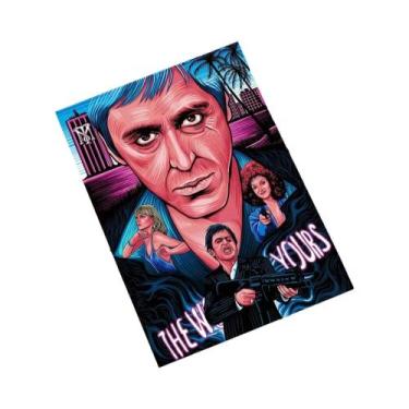 Imagem de Adesivos De Arte De Parede De Pôster De Filme Vintage Scarface Para De
