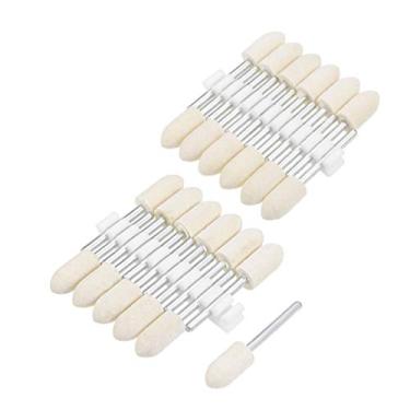 Imagem de Cabeça de moagem com roda de polimento esférico de feltro de lã com haste de 1/8 polegada da Uxcell, a18122900ux0566, 8mm