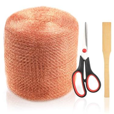 Imagem de Xylanor Controle de roedores de malha de cobre, rolo de tela de arame à prova de 5 pol x 100 pés para ratos roedores, morcegos e caracóis, bloqueador diy, enchimento de buracos de choro e ra