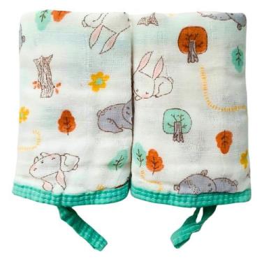 Imagem de Toalha Fraldinha de Boca Bebe Soft 100% Algodão Chupeta Absorvente Pre