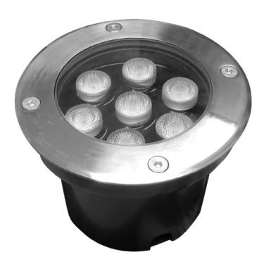 Imagem de Balizador Led Luminária Chão Piso 7w Embutir Ip67 Ø12cm - ATHLANTA, Br