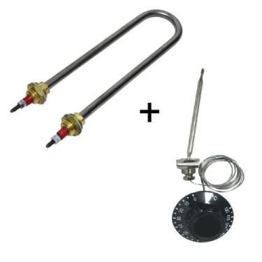 Imagem de Resistência Esterilizador 750w 220v + Termostato 20/120 30A - Armazém1