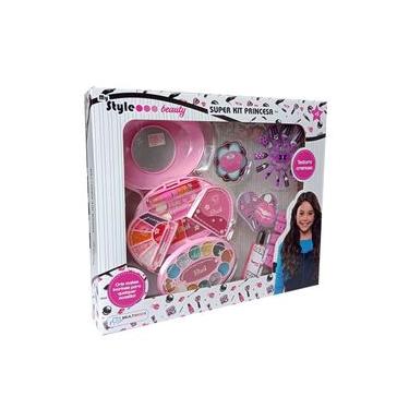 Imagem de Estojo De Maquiagem Infantil My Style Beauty Super Kit Princesa +5 Anos Multikids - BR1333 BR1333