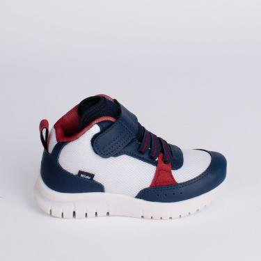 Imagem de Tênis Infantil Kidy Ultra Flex Cano Médio Branco Marinho