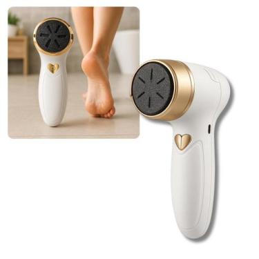 Imagem de Esfoliador Elétrico para Pés Portátil Recarregável USB com 2 Discos Co