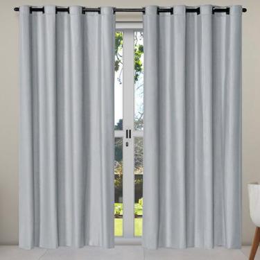 Imagem de Cortina Blackout 2,20m x 1,30m Blecaute Corta 100% A Luz para Sala Qua