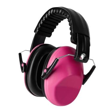 Imagem de Dynwave Protetores auriculares com cancelamento de ruído Protetores auriculares com redução de ruído Proteção auricular versátil Fone de ouvido para treino em, Rosa
