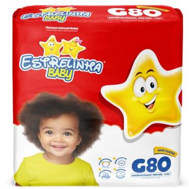 Imagem de FRALDA ESTRELINHA HIPER G COM 80 FRALDAS