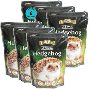 Imagem de Alcon Club Hedgehog 350g Super Premium Ração Para Ouriço Pigmeu Kit Co