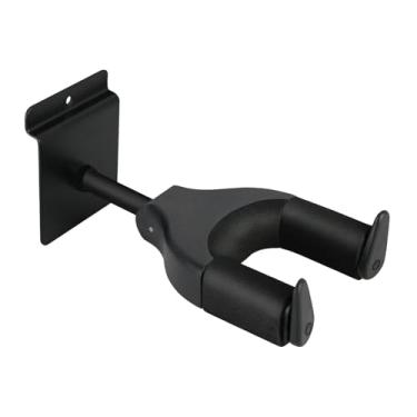 Imagem de harayaa Gancho de guitarra com trava automática, suporte universal para guitarra de parede, suporte para guitarras acústicas clássicas e elétricas, banjo