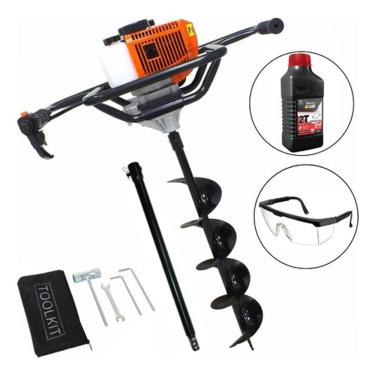 Imagem de Perfurador De Solo Vulcan Com Broca 80x15cm + Extensao 50cm