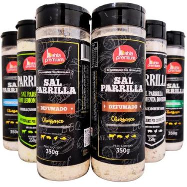Imagem de Sal Parrilla Kit 6 unidades 5 Sabores Chimichurri Defumado Original Le