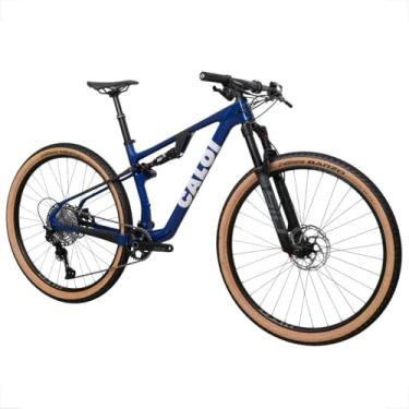 Imagem de Bicicleta Aro 29 Mtb Caloi Elite Carbon Fs Sport 2025 Rockshox Sid (Azul, G)