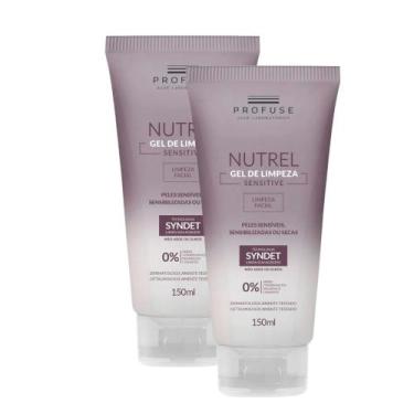 Imagem de Kit 2 Nutrel Profuse Gel de Limpeza Facial Sensitive 150ml