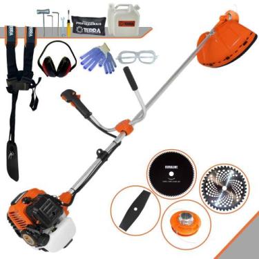 Imagem de Roçadeira Multifunções Terra GR520XP À Gasolina Motor 2T 52cc 2,5HP de