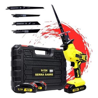 Imagem de Serra Sabre Serrote Portatil Elétrica 2 Bateria Profissional - RR CASA