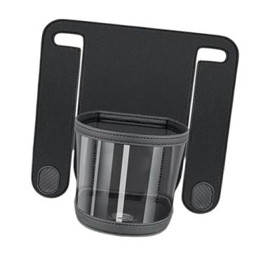 Imagem de Generic Suporte para copos de encosto de cabeça, organizador de banco traseiro de carro, acessórios, adora armazenamento com ganchos, chaves, gancho, Preto