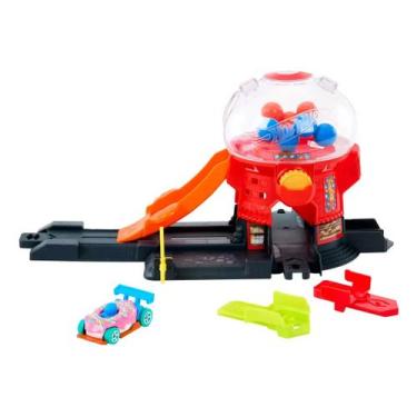 Imagem de Hot wheels city pista loja de doces da cidade - mattel jbm62