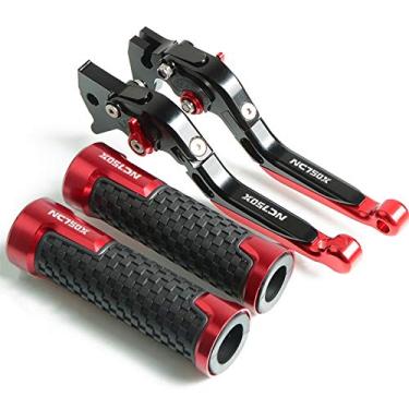 Imagem de Para Honda NC750X NC 750 X 750X 2016 2017 2018 2019 Alavanca de embreagem de freio e maçaneta de 22 mm guidão alavanca de embreagem de freio de motocicleta (Cor: QYGX888 1)