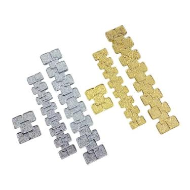 Imagem de CXYFQUUK Puxador de móveis, armários de cozinha, gaveta, guarda-roupa, puxadores de porta, penteadeira, 2 peças (dourado 128 mm)