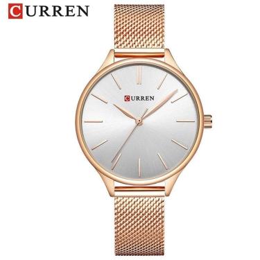 Imagem de Relógio Feminino Curren 9024 Rosê/Prata Aço