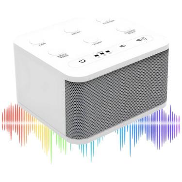 Imagem de Máquina de Ruído para Dormir, 6 Sons com Luz Ambiente Programável, 110v, BIG RED ROOSTER 4332396755, Branco