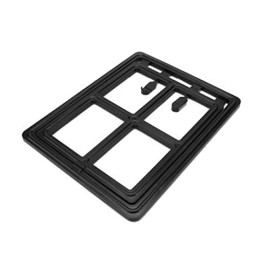 Imagem de AYNEFY Porta de Tela para Animais de Estimação, Porta Magnética Abs para Gato e Cachorro para Deslizante e Janela, Entrada Fácil para Animais de Estimação (Tamanho grande (estilo Tian))