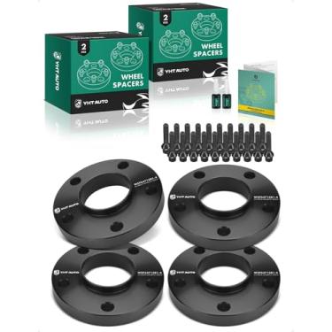 Imagem de YHTAUTO Espaçadores de roda centralizados de cubo 5x120 20 mm compatíveis com BMW 1974-2016 série 1/3/5/6/7/8/M3/M5/M6/Z3/Z4/Z8, com parafusos de grau M12x1,5 e 10,9, furo do cubo de 72,56 mm 5