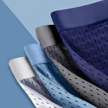 Imagem de Kit 4 Cuecas Box Boxer Respirável Masculino Atacado Revenda Cueca Adul