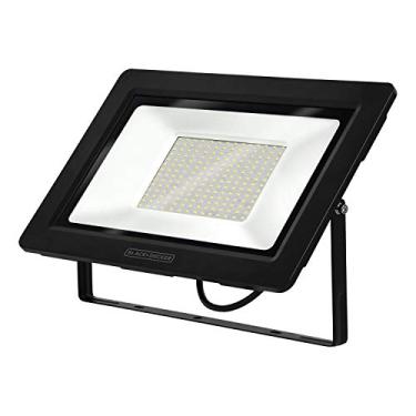 Imagem de Refletor LED Eco Black+Decker, Branca, 200W, Bivolt, Conector Cabo