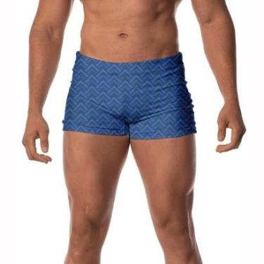 Imagem de Sunga Masculina Boxer Praia Piscina Lançamento Marinho-Masculino