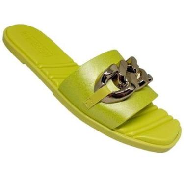 Imagem de Rasteira Moleca 5471.201 Feminina - Preta-Feminino