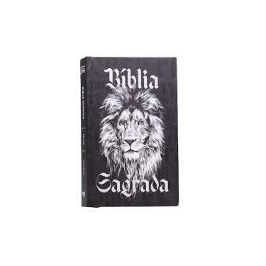 Imagem de Bíblia Sagrada Minha Jornada com Deus | Leão Preto e Branco | NVI | Capa Dura | Letra Normal
