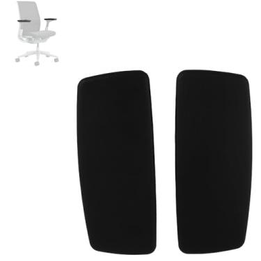 Imagem de MingYi.office Novas Capas De Reposição Para Almofadas Braço Cadeira Steelcase Think Office Home, 1 Par, Pretas