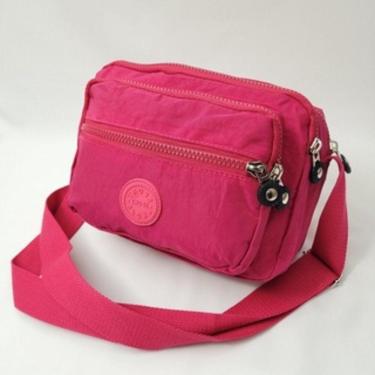 Imagem de Bolsa Feminina Transversal Crossbody Porta Celular Unissex Alça Lateral Carteiro Sport rosa