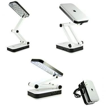 Imagem de Luminária Mesa 24 Led Luz Emergência Escritório Estudo Abajur Zz