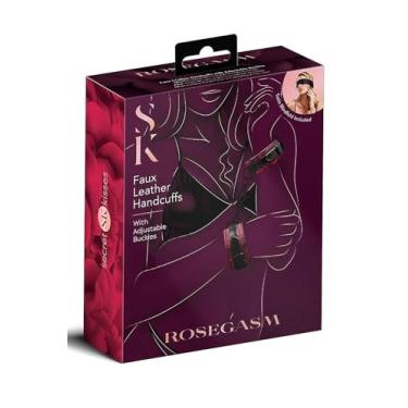 Imagem de Secret Kisses Algemas com fivela rosa preta 37,5 cm