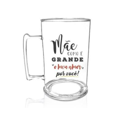 Imagem de Caneca Chopp Personalizada Para Dia Das Mães - Meu Amor - Krystalon
