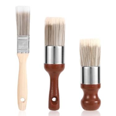 Imagem de 3un Escova Pomada para Móveis Couro, 3 Estilos Escova Limpeza de Móveis Couro Ferramenta Cera Pomada Durável para Aplicação Cera Polimento Doméstico