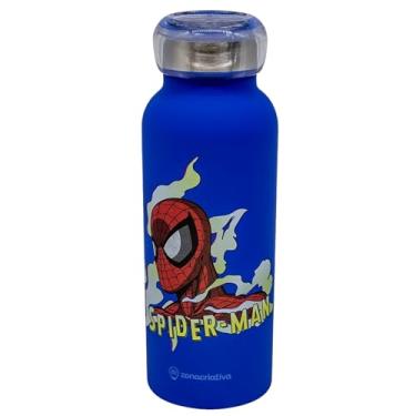 Imagem de Zona Criativa – Garrafa Bubble SpiderMan 500ml | Tampa Rosqueável com Vedação em Silicone – Mantém a Temperatura por até 6h - Compacta e Prática para acompanhar a Rotina - Marvel - Homem Aranha