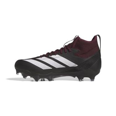 Imagem de adidas Tênis de futebol americano unissex Adizero Impact, Team Maroon/Branco/Preto, 38 BR