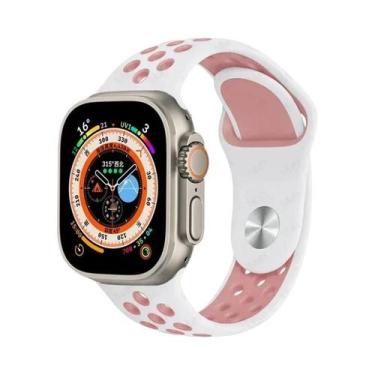 Imagem de Pulseiras De Silicone Esportivas De 42mm E 46mm Para Apple Watch Serie