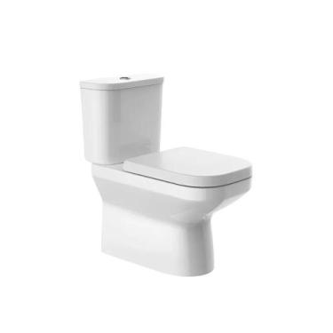 Imagem de Kit Bacia Span Square Kohler com Caixa Acoplada, Assento e Acessórios